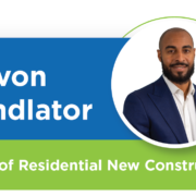 Javon Findlator, AVP of Residential New Construction